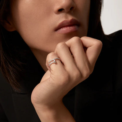 [Leaves]JUSTE RING 1.8MM SILVER DIAMONDS