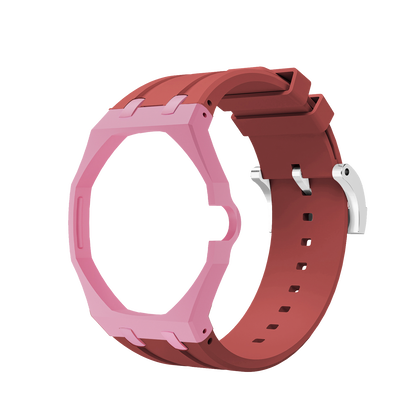 [Leaves]Royal Oak Pop Exclusive Bioceramic Case & Silicone Strap Mix Color