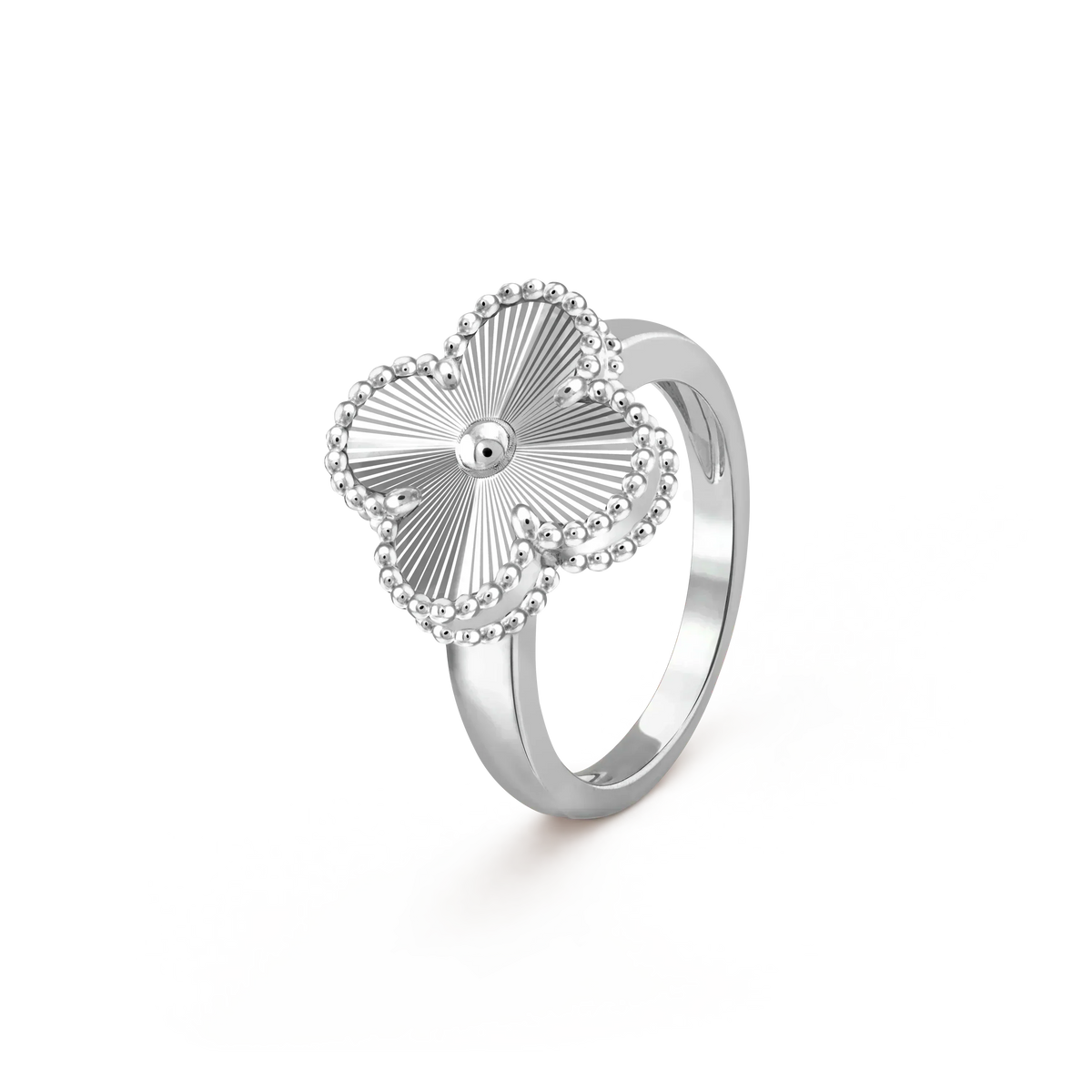 [Leaves]CLOVER SILVER RING