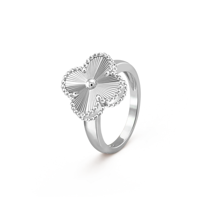 [Leaves]CLOVER SILVER RING
