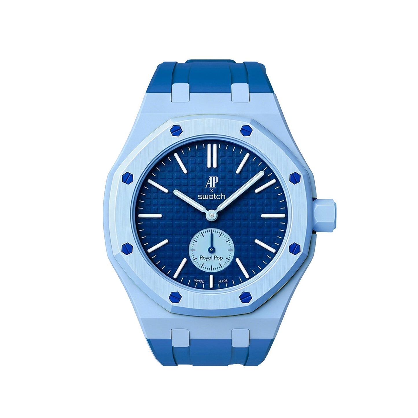 [Leaves]Royal Oak Pop Exclusive Bioceramic Case & Silicone Strap Mix Color