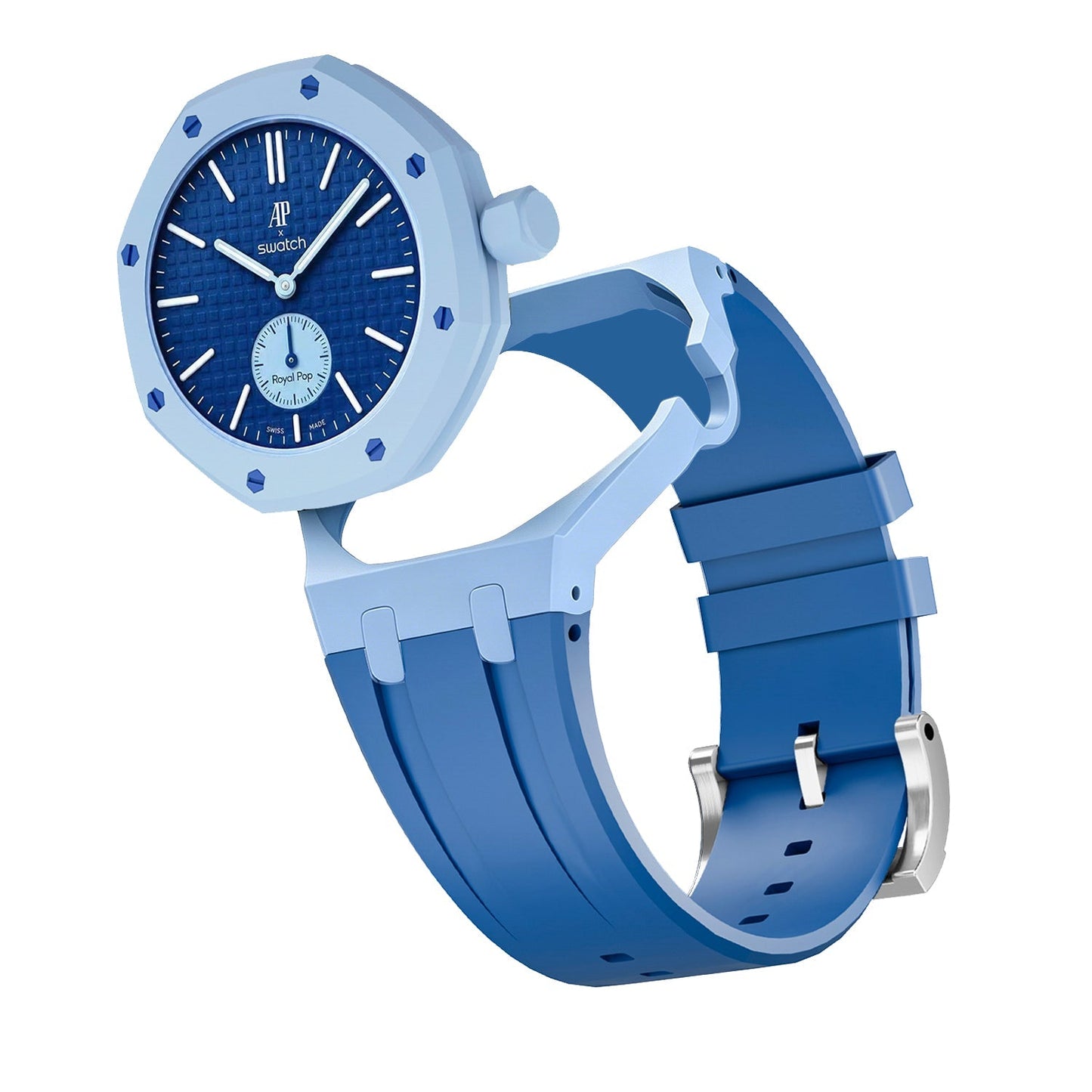 [Leaves]Royal Oak Pop Exclusive Bioceramic Case & Silicone Strap Mix Color
