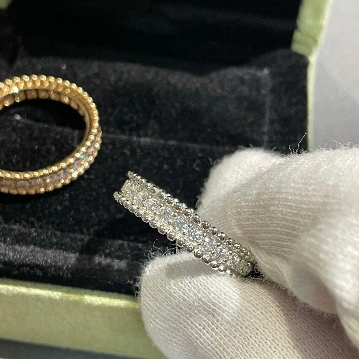 [Leaves]PERLEE DIAMOND ROSE GOLD RING