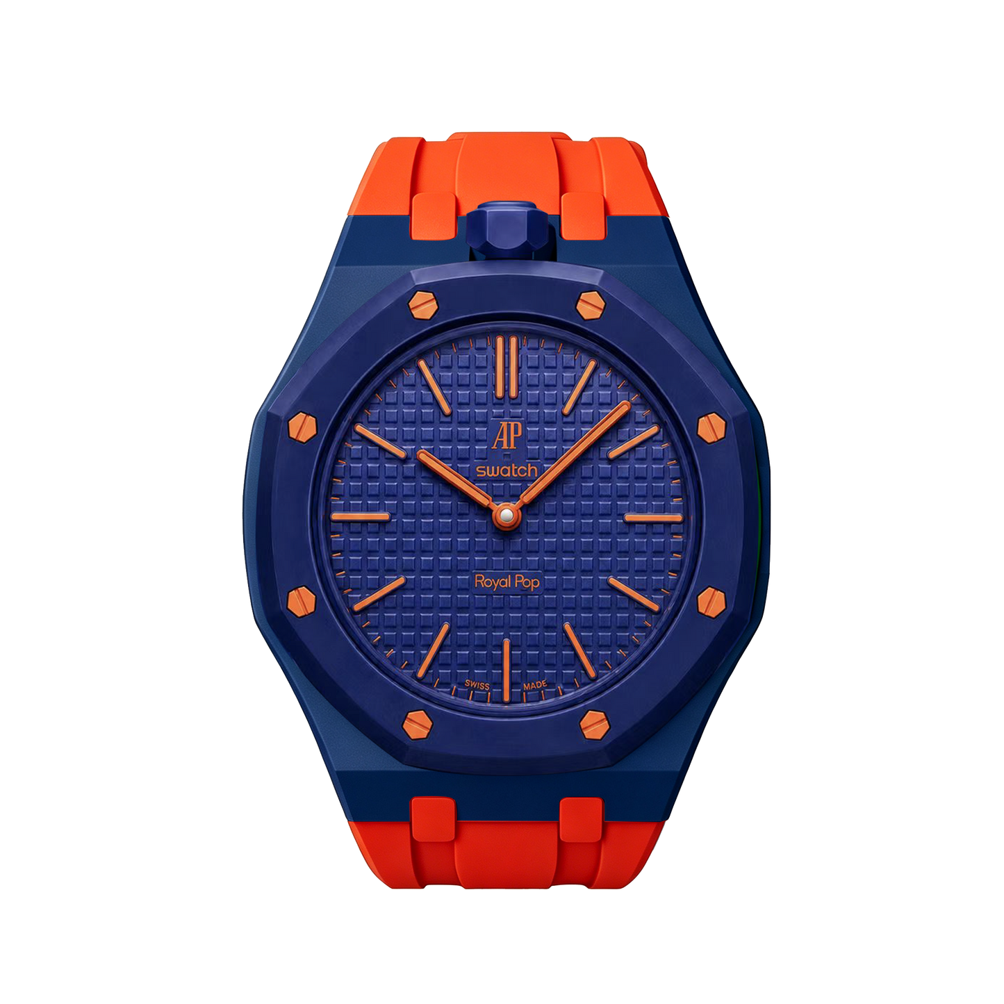 [Leaves]Royal Oak Pop Exclusive Bioceramic Case & Silicone Strap Mix Color