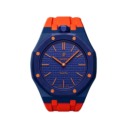 [Leaves]Royal Oak Pop Exclusive Bioceramic Case & Silicone Strap Mix Color