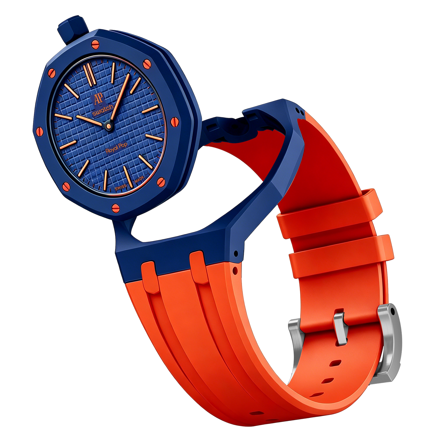 [Leaves]Royal Oak Pop Exclusive Bioceramic Case & Silicone Strap Mix Color