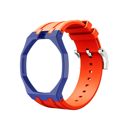 [Leaves]Royal Oak Pop Exclusive Bioceramic Case & Silicone Strap Mix Color