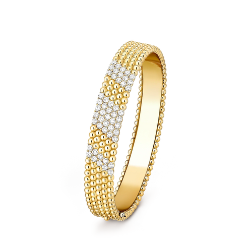[Leaves]  FIVE-ROW DIAMOND BRACELET
