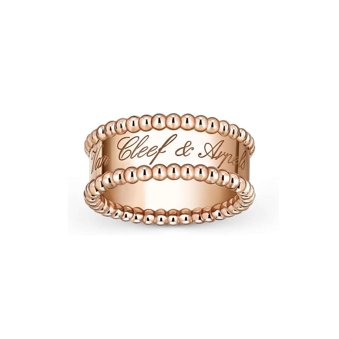 [Leaves]SIGNATURE DUAL-BEADED BAND RING