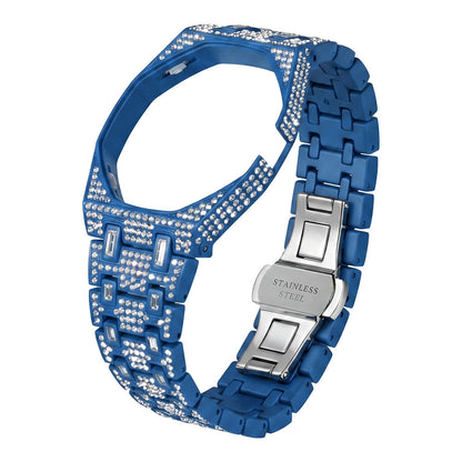 [Leaves]Royal Oak Pop Exclusive Bioceramic Case & Bioceramic Strap Full Diamond