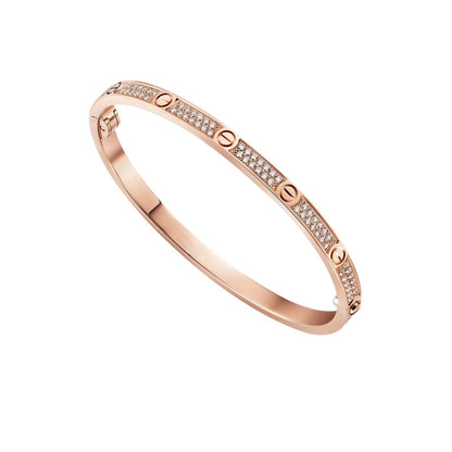 [Leaves]CLASSIC 3.65MM LOVE FULL PAVE BANGLE
