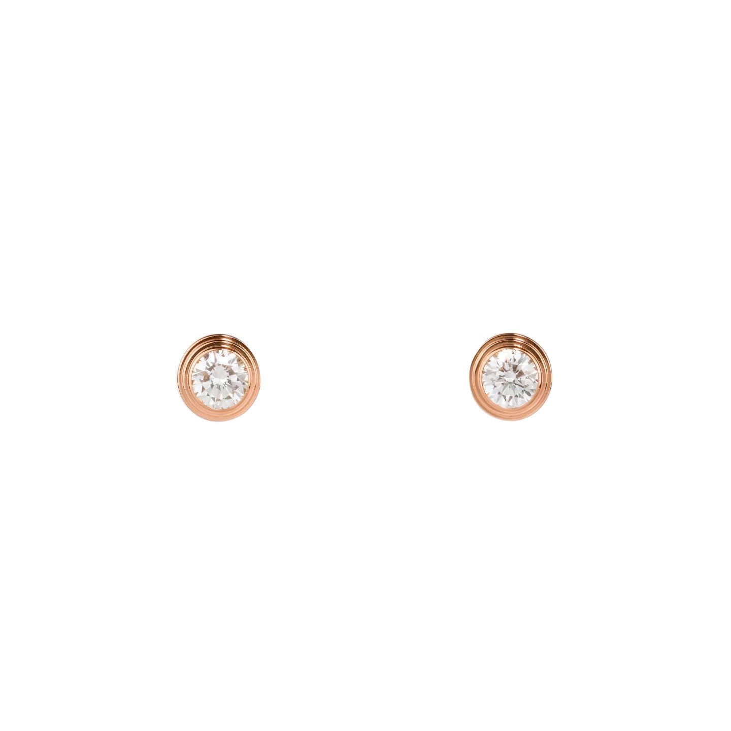 [Leaves]D'AMOUR 5MM DIAMOND STUD EARRINGS