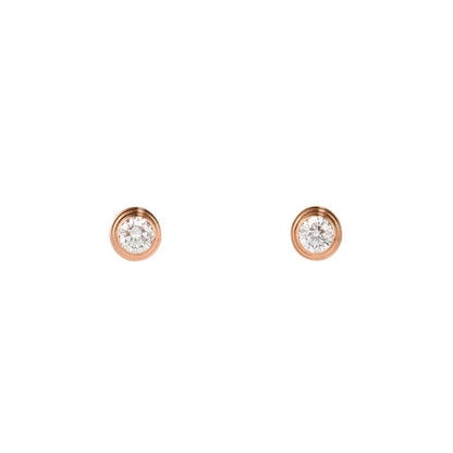 [Leaves]D'AMOUR 5MM DIAMOND STUD EARRINGS