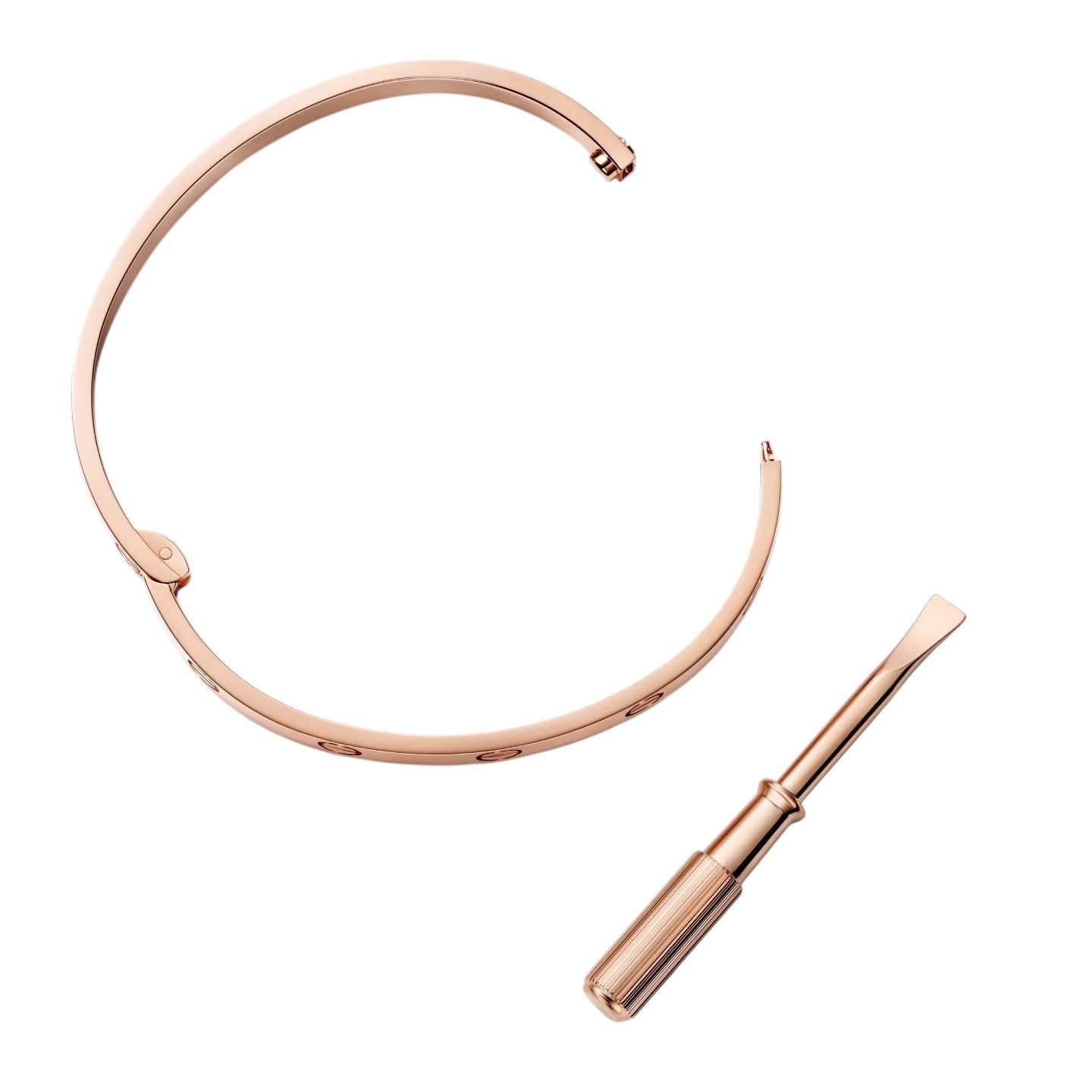 [Leaves]CLASSIC 6.1MM LOVE SINGLE-SCREW CLOSURE BANGLE