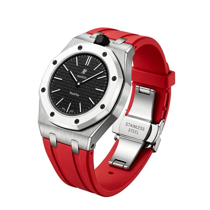 [Leaves]Royal Oak Pop Exclusive Steel Case & Silicone Strap With Cradle