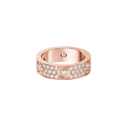[Leaves]LOVE 5.5MM FULL-PAVÉ 6-DIAMOND RING