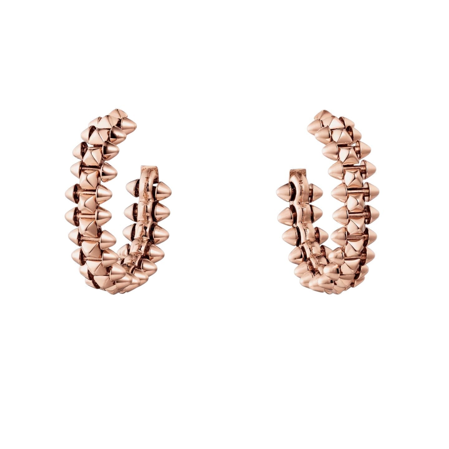 [Leaves]CLASH DE 6.4MM HOOP SMALL MODEL EARRINGS
