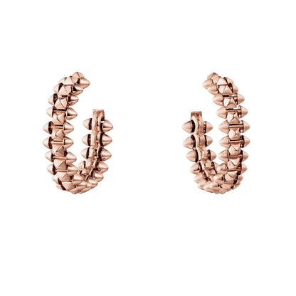 [Leaves]CLASH DE 6.4MM HOOP SMALL MODEL EARRINGS
