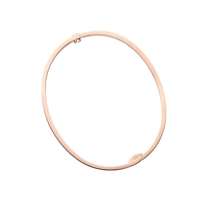 [Leaves]CLASSIC 6.1MM LOVE SINGLE-SCREW CLOSURE BANGLE - 4-DIAMOND