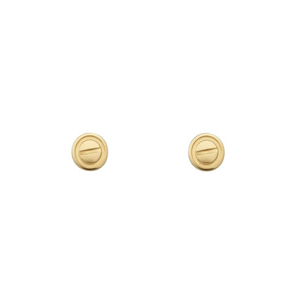 [Leaves]LOVE 7.2MM HOOP EARRINGS