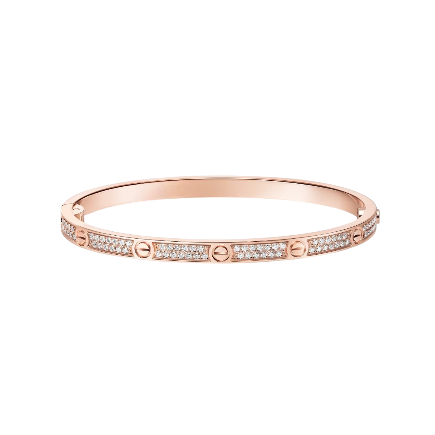 [Leaves]CLASSIC 3.65MM LOVE FULL PAVE BANGLE