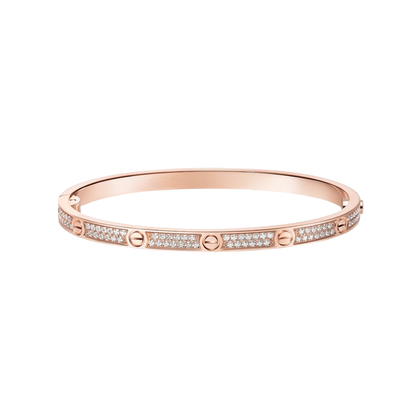 [Leaves]CLASSIC 3.65MM LOVE FULL PAVE BANGLE