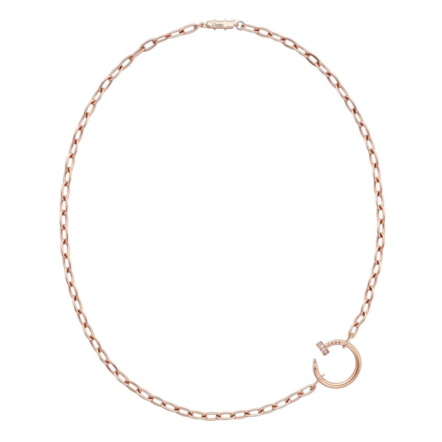 [Leaves]CLOU DIAMOND NAIL PENDANT NECKLACE