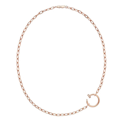 [Leaves]CLOU DIAMOND NAIL PENDANT NECKLACE