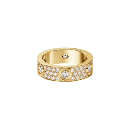 [Leaves]LOVE 5.5MM FULL-PAVÉ 6-DIAMOND RING