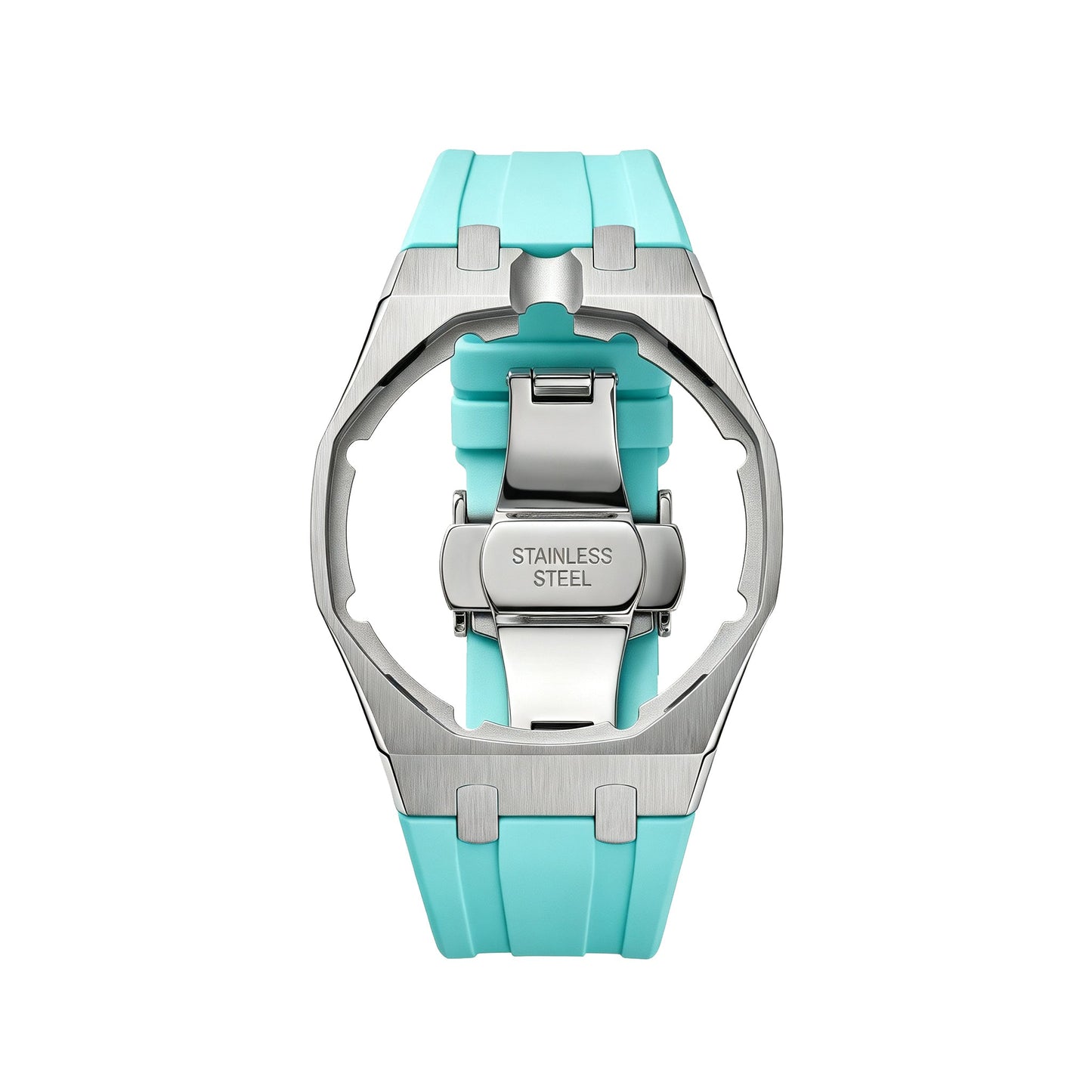 [Leaves]Royal Oak Pop Exclusive Steel Case & Silicone Strap With Cradle