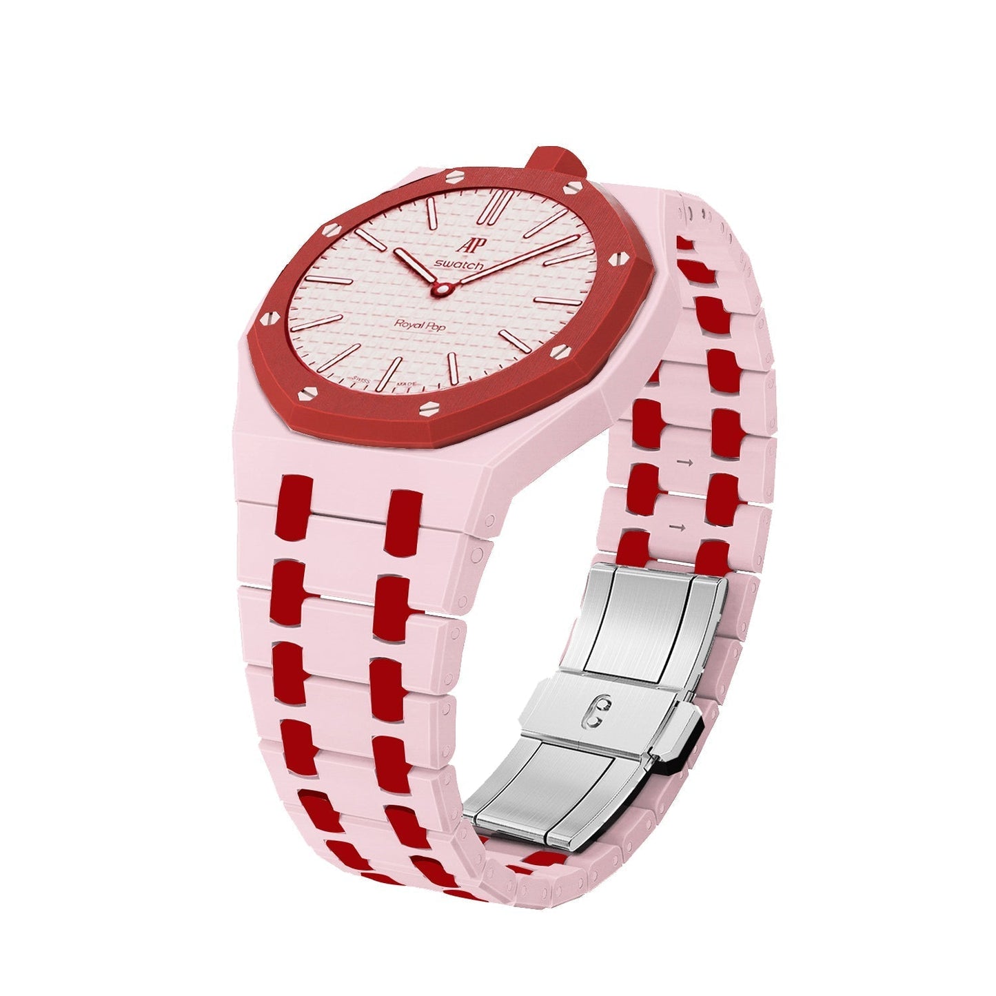 [Leaves]Royal Oak Pop Exclusive Bioceramic Case & Bioceramic Strap Mix Color