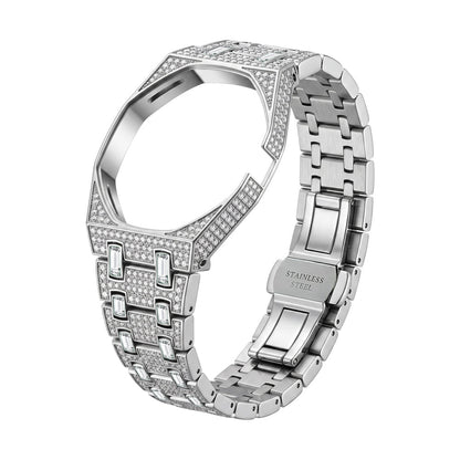 [Leaves]Royal Oak Pop Exclusive Bioceramic Case & Bioceramic Strap Full Diamond