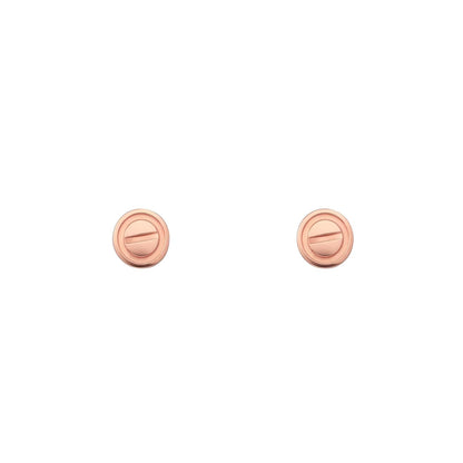 [Leaves]LOVE 7.2MM HOOP EARRINGS