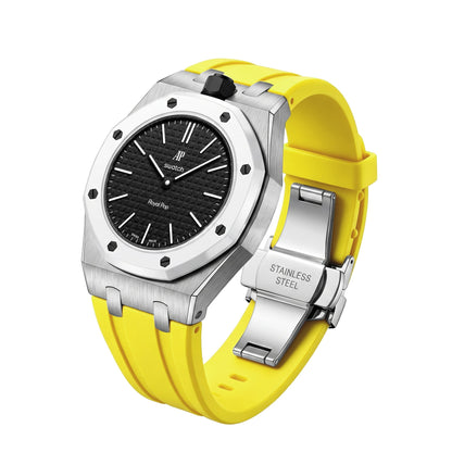 [Leaves]Royal Oak Pop Exclusive Steel Case & Silicone Strap With Cradle