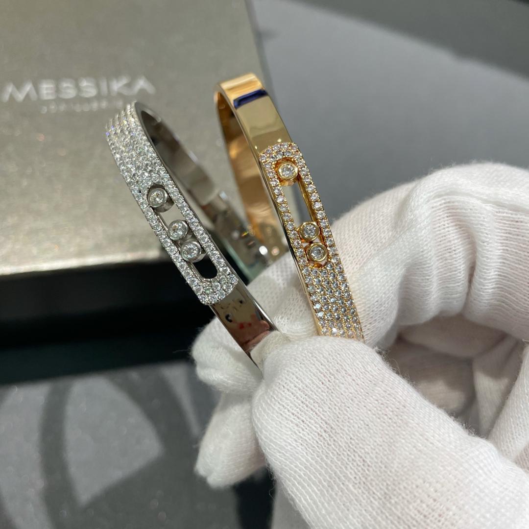 [Leaves]MOVE NOA PAVÉ DIAMOND BANGLE BRACELET