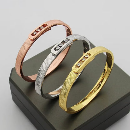 [Leaves]MOVE NOA CISELÉ BANGLE BRACELET