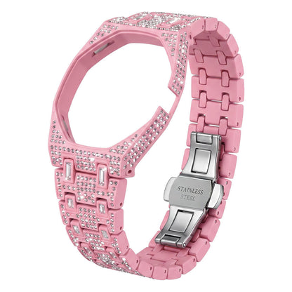 [Leaves]Royal Oak Pop Exclusive Bioceramic Case & Bioceramic Strap Full Diamond