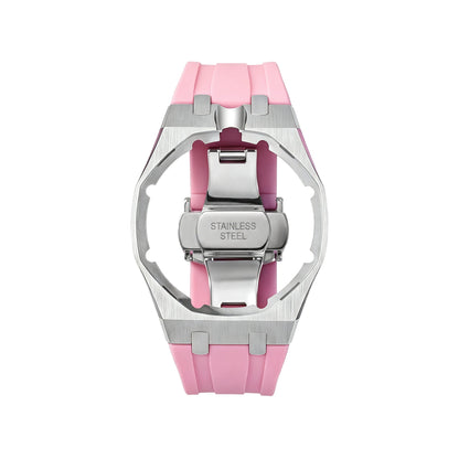 [Leaves]Royal Oak Pop Exclusive Steel Case & Silicone Strap With Cradle