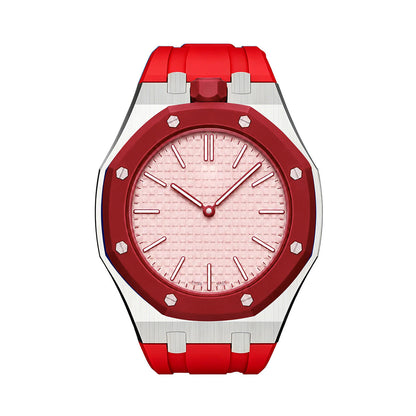 [Leaves]ROYAL OAK POP EXCLUSIVE STEEL CASE & SILICONE STRAP
