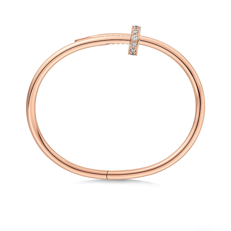 [Leaves]JUSTE UN CLOU 3.5MM CLASSIC DIAMOND BANGLE