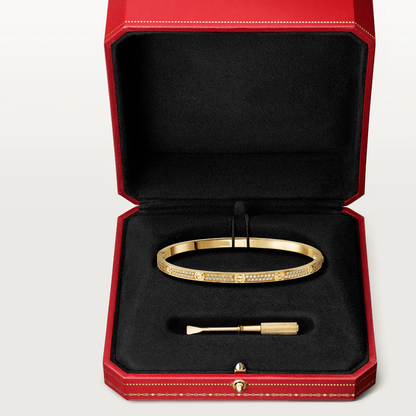 [Leaves]LOVE BRACELET 3.65MM DIAMOND-PAVED