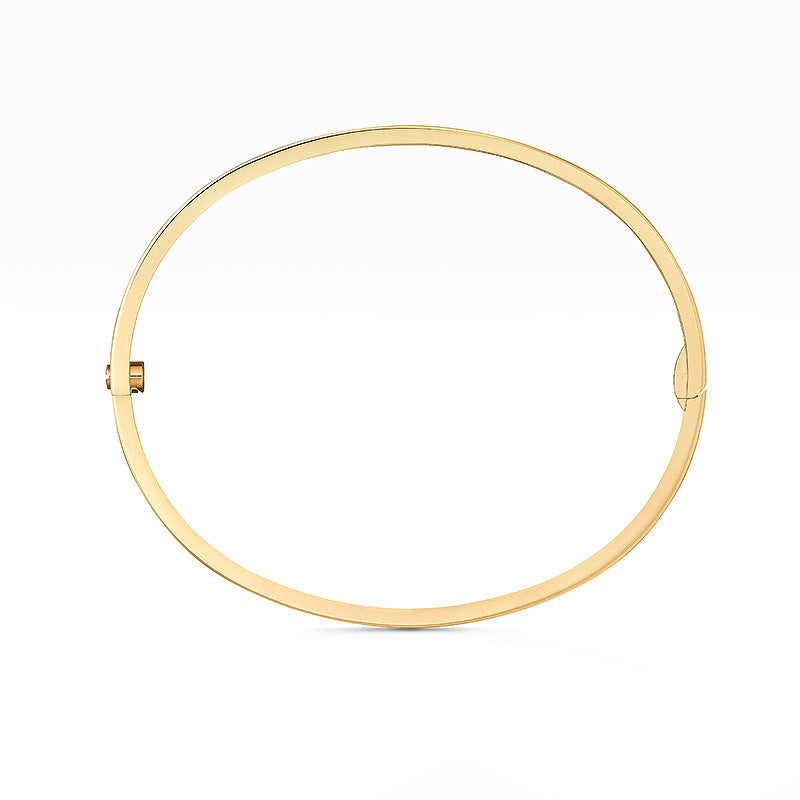 [Leaves]LOVE 3.65MM SMALL MODEL BANGLE