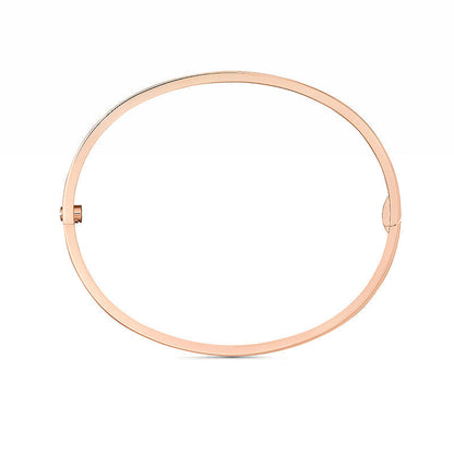 [Leaves]LOVE 3.65MM SMALL MODEL BANGLE