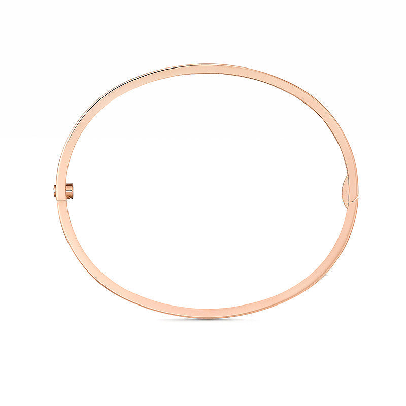 [Leaves]LOVE 3.65MM SMALL MODEL BANGLE - 10-DIAMOND