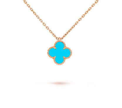 [Leaves]9.5MM MINI CLOVER PENDANT NECKLACE COLLECTION