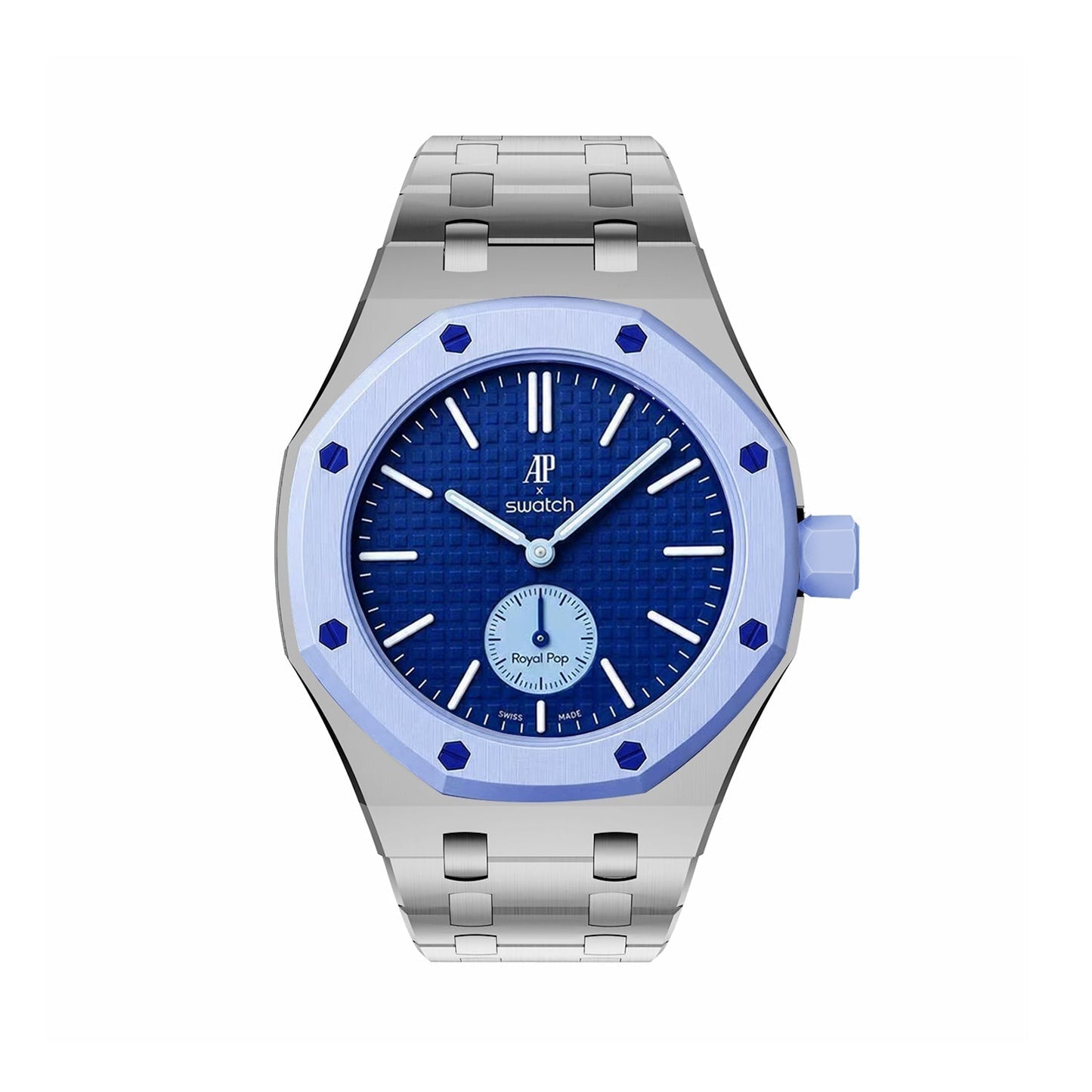 [Leaves]ROYAL OAK POP EXCLUSIVE STEEL CASE & SILICONE STRAP