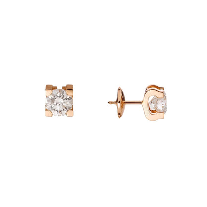 [Leaves]C DE DIAMOND STUD EARRINGS