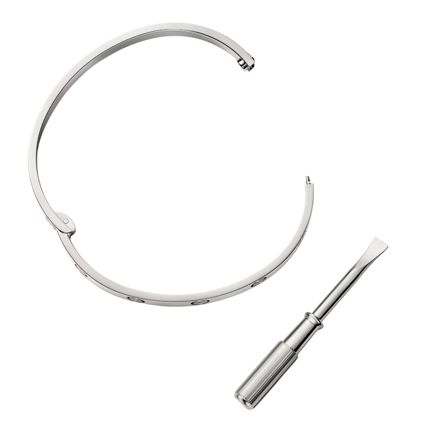 [Leaves]CLASSIC 6.1MM LOVE SINGLE-SCREW CLOSURE BANGLE