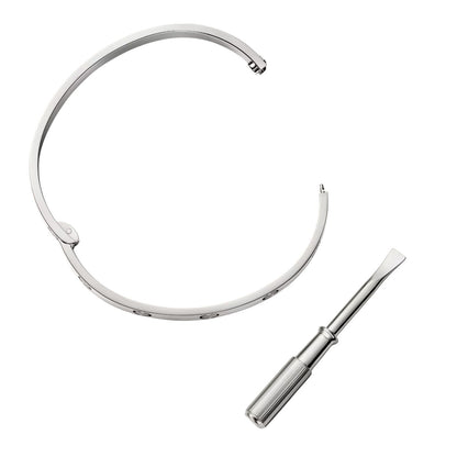 [Leaves]CLASSIC 6.1MM LOVE SINGLE-SCREW CLOSURE BANGLE