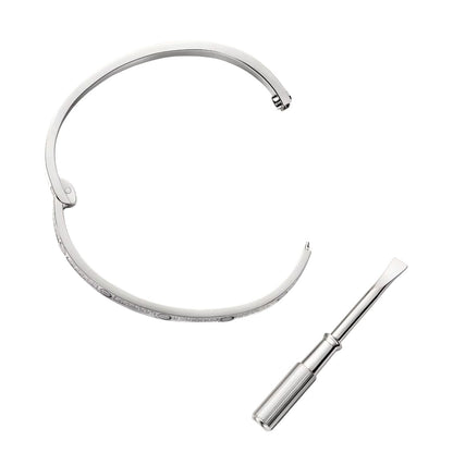 [Leaves]CLASSIC 3.65MM LOVE FULL PAVE BANGLE